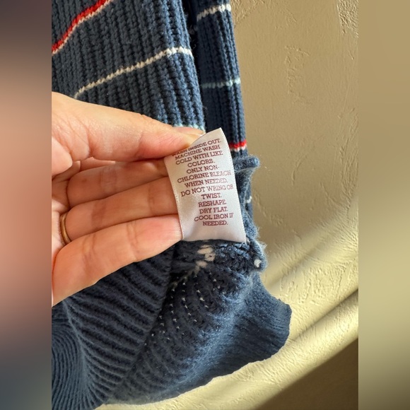 KNIT STRIPPED SWEATER WITH BRAID DESIGN ON ARM SIZE S - Picture 2 of 8